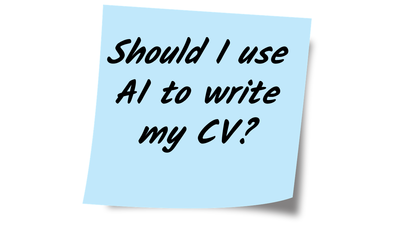 Should I use AI to write my CV?